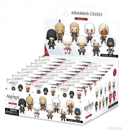 Assassin's Creed 3D Foam Bag Clips Series 1