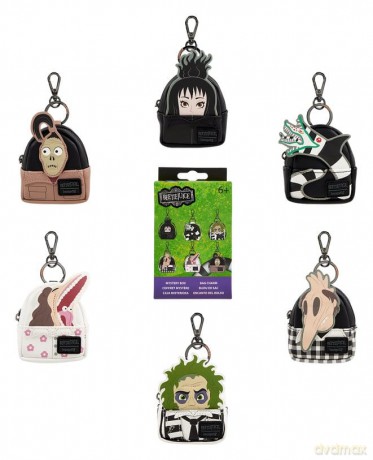 Beetlejuice by Loungefly Keychains Mini Backpack Blind Box