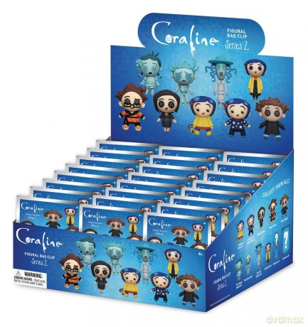 Coraline 3D Foam Bag Clips Series 2