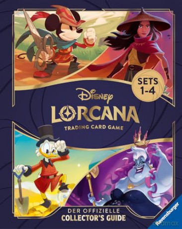 Disney Lorcana TCG Book The Official Collector's Guide: Sets 1-4 *German Version*