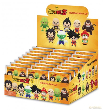 Dragon Ball Z 3D Foam Bag Clips Series 1