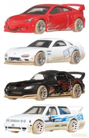 Fast & Furious Hot Wheels Silver Series Die-Cast Vehicles 1/64 979P