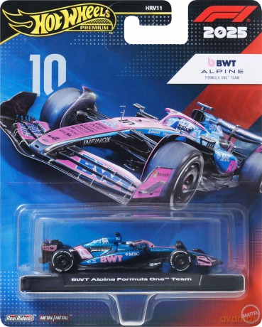 Formula 1 Hot Wheels Premium Die-Cast Vehicle 1:64 Team Alpine: Driver 1