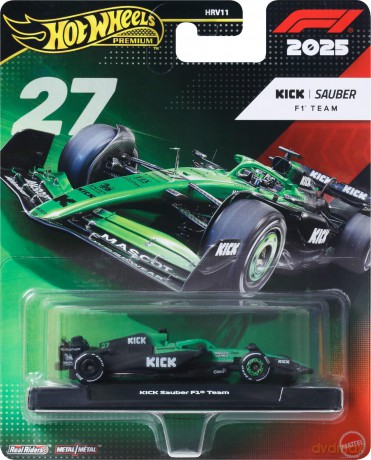 Formula 1 Hot Wheels Premium Die-Cast Vehicle 1:64 Team Sauber: Driver 1