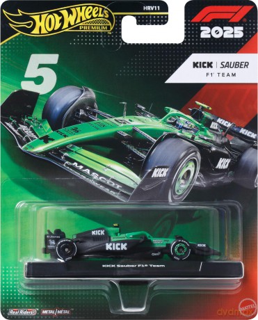 Formula 1 Hot Wheels Premium Die-Cast Vehicle 1:64 Team Sauber: Driver 2