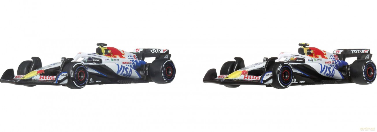 Formula 1 Hot Wheels Premium Die-Cast Vehicle 2-Pack 1:64 Team Visa Cash App Racing Bulls
