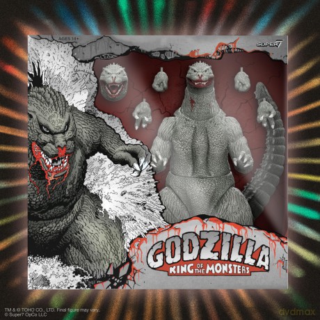 Godzilla (1989) Toho Ultimates Action Figure - Godzilla (Greyscale Comic Book - Thirsty for Blood) 24 cm [FIGURKA]