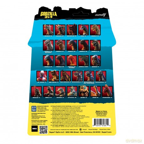 Godzilla Toho ReAction Action Figure Godzilla - 1989 (Blazing) 10 cm [FIGURKA]
