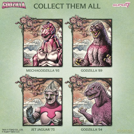 Godzilla Toho ReAction Action Figure Godzilla '89 (Cherry Blossom Festival) [FIGURKA]