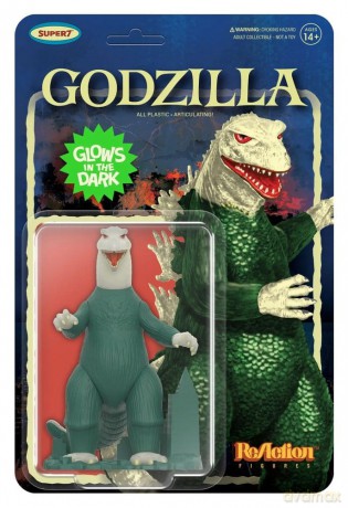 Godzilla Toho ReAction Action Figure Godzilla Model Kit (Glow) 10 cm [FIGURKA]