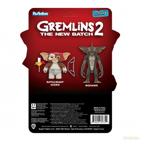 Gremlins ReAction Action Figure Gizmo (Battle Ready Character Card) 23 cm [FIGURKA]