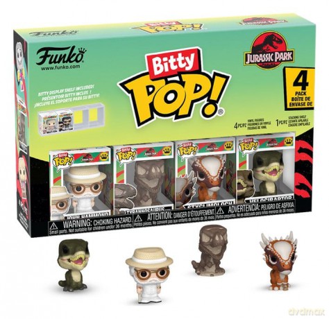 Jurassic Park Bitty POP! Vinyl Figure 4-Pack Series 2 2,5 cm [FIGURKA]