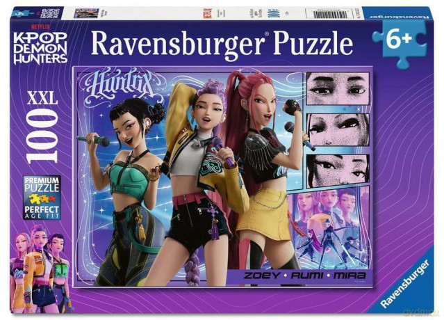 KPop Demon Hunters Children's Jigsaw Puzzle Happy fans, happy Honmoon! (100 Pieces XXL)