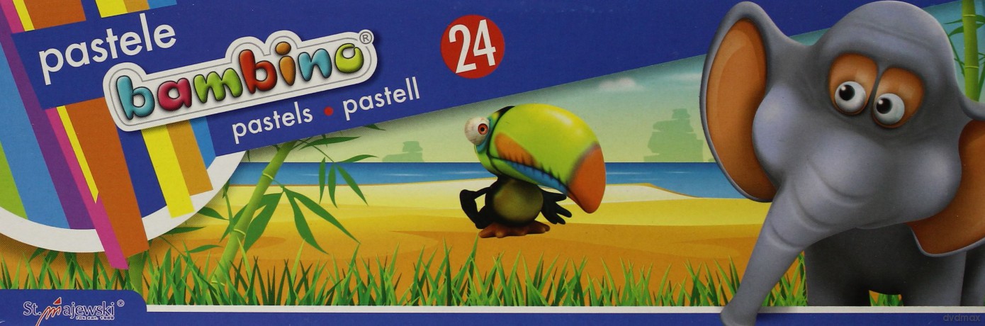 Pastele 24 kolory BAMBINO