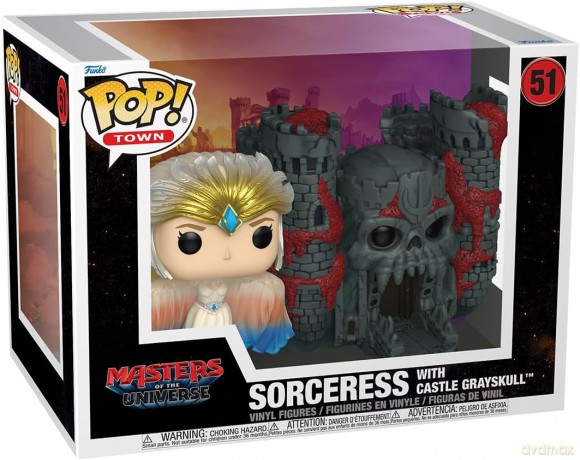 Masters of the Universe (2026) POP! Town Vinyl Figure Sorceress w/Castle Grayskull 9 cm [FIGURKA]