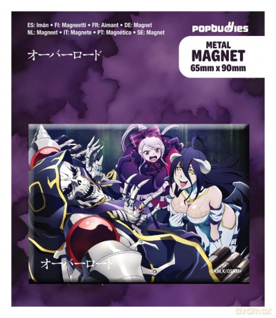 Overlord Fridge Magnet Albedo Having Fun