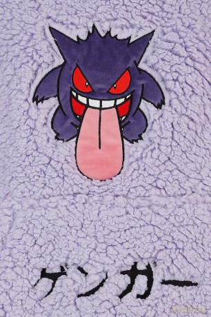 Pokemon Hooded Sweater Teddy Gengar Size XL