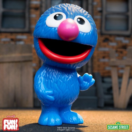 Sesame Street Fun! Fun! Soft Vinyl Figur Wave 01 - Grover 18 cm [FIGURKA]