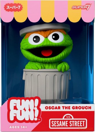 Sesame Street Fun! Fun! Soft Vinyl Figur Wave 01 - Oscar the Grouch 18 cm [FIGURKA]