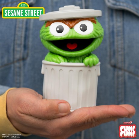 Sesame Street Fun! Fun! Soft Vinyl Figur Wave 01 - Oscar the Grouch 18 cm [FIGURKA]