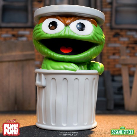 Sesame Street Fun! Fun! Soft Vinyl Figur Wave 01 - Oscar the Grouch 18 cm [FIGURKA]