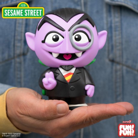 Sesame Street Fun! Fun! Vinyl Figure Wave 01 - Count von Count 18 cm [FIGURKA]