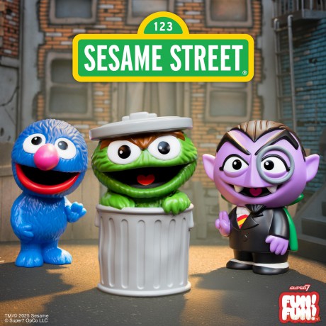 Sesame Street Fun! Fun! Vinyl Figure Wave 01 - Count von Count 18 cm [FIGURKA]