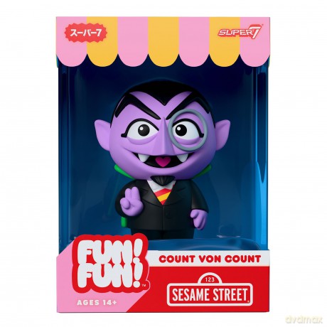 Sesame Street Fun! Fun! Vinyl Figure Wave 01 - Count von Count 18 cm [FIGURKA]