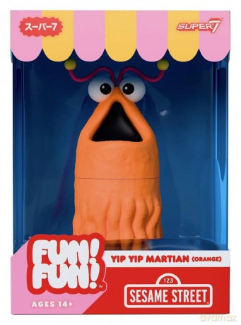 Sesame Street Fun! Fun! Vinyl Figure Yip Yip Martian (Orange) 18 cm [FIGURKA]