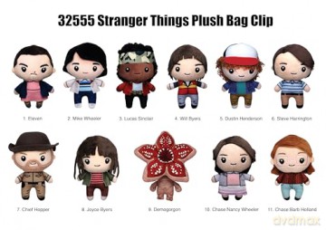 Stranger Things Plush Bag Clips