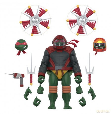 Teenage Mutant Ninja Turtles Ultimates Action Figure Wave 14 Raphael (Road Gear) [FIGURKA]