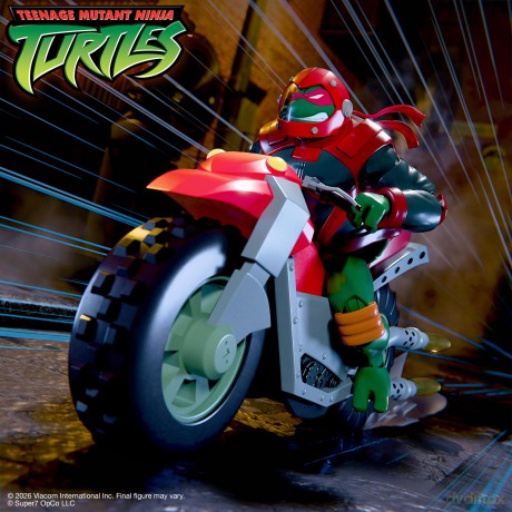 Teenage Mutant Ninja Turtles Ultimates Action Figure Wave 14 Raphael (Road Gear) [FIGURKA]