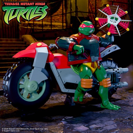 Teenage Mutant Ninja Turtles Ultimates Action Figure Wave 14 Raphael (Road Gear) [FIGURKA]