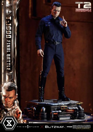 Terminator 2 Museum Masterline Series Statue 1/3 T-1000 Final Battle Deluxe Version 73 cm [FIGURKA]