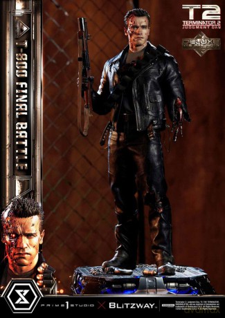 Terminator 2 Museum Masterline Series Statue 1/3 T-800 Final Battle Deluxe Version 75 cm [FIGURKA]