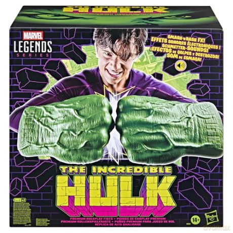 The Incredible Hulk Marvel Legends Premium Roleplay Fists