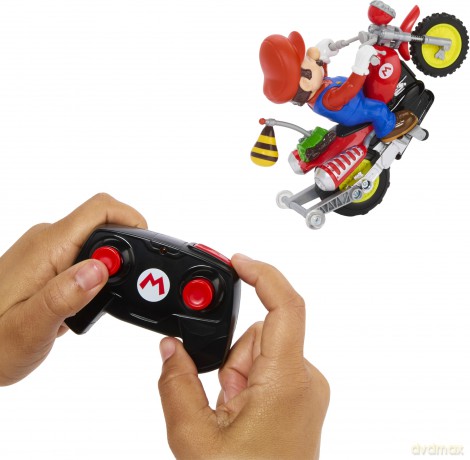 The Super Mario Galaxy Movie Hot Wheels RC Vehicle Mario Wheelie Motocross