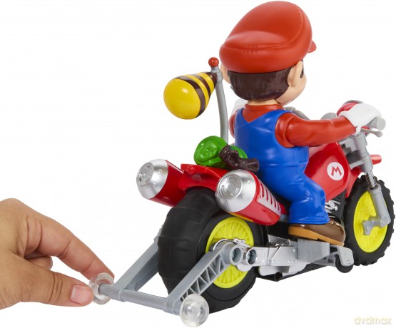 The Super Mario Galaxy Movie Hot Wheels RC Vehicle Mario Wheelie Motocross