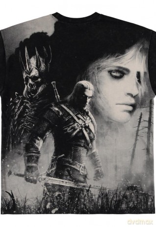 The Witcher T-Shirt Geralt and Yennefer L