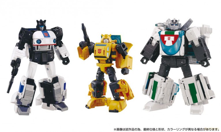 Transformers Dramatic Capture Series Action Figure 3-Pack Cybertron Chase [FIGURKA]