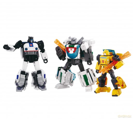 Transformers Dramatic Capture Series Action Figure 3-Pack Cybertron Chase [FIGURKA]