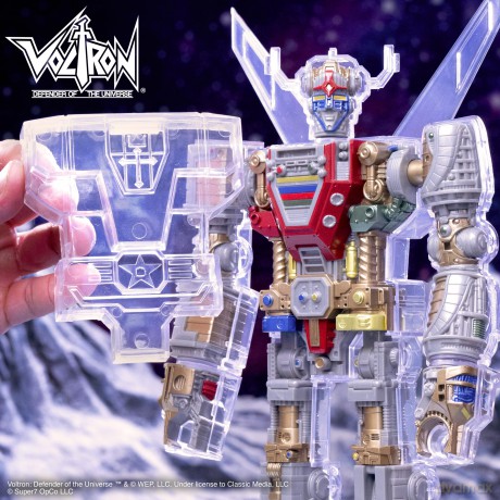 Voltron Super Cyborg Action Figure Voltron (Clear) 35 cm [FIGURKA]