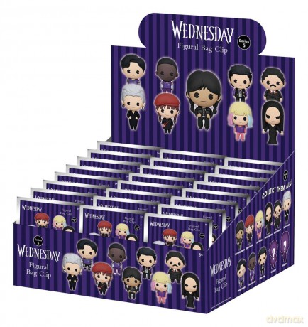 Wednesday 3D Foam Bag Clips Series 5