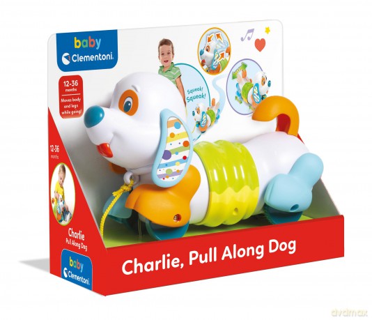 AS Baby Clementoni: Pull Along Dog - Charlie (1000-17262)
