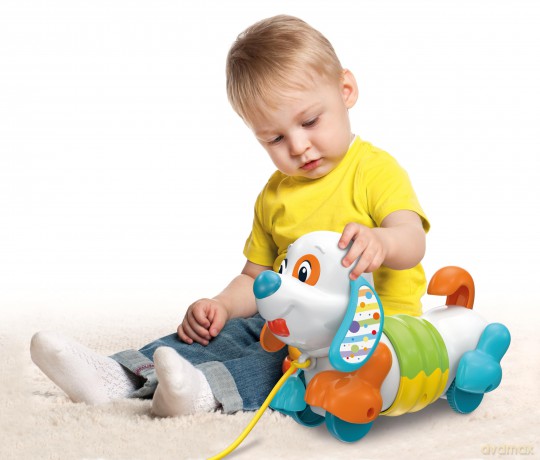 AS Baby Clementoni: Pull Along Dog - Charlie (1000-17262)