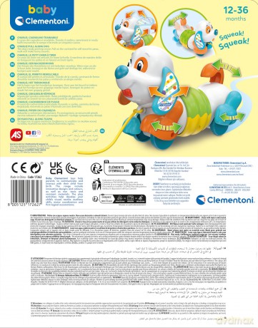 AS Baby Clementoni: Pull Along Dog - Charlie (1000-17262)
