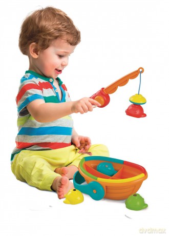 AS Baby Clementoni: Think and Play - Colour Fishing Set (Recycled Plastic) (1000-17513)