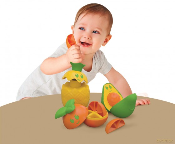 AS Baby Clementoni: Think and Play - Fruit Puzzle (Recycled Plastic) (1000-17512)