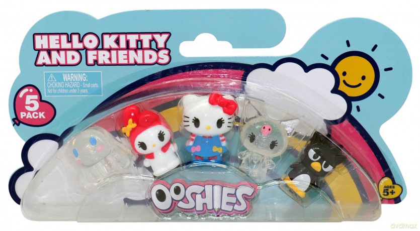 Giochi Preziosi Sanrio: Hello Kitty And Friends - Ooshies 5 Pack Figure 5cm Set (HHL00000)