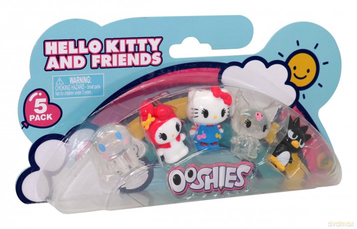 Giochi Preziosi Sanrio: Hello Kitty And Friends - Ooshies 5 Pack Figure 5cm Set (HHL00000)